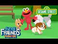 Sesame Street Puppies In The Park Wheels On The Bus Remix Elmo Tango Furry Friends Forever