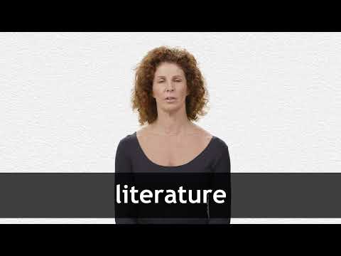 literature written meaning Youtube video