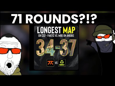 The Longest map in CS2 History |  Insane Match FNC vs M80