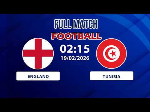 🔴 England vs Tunisia | 90 Minutes on the World Stage