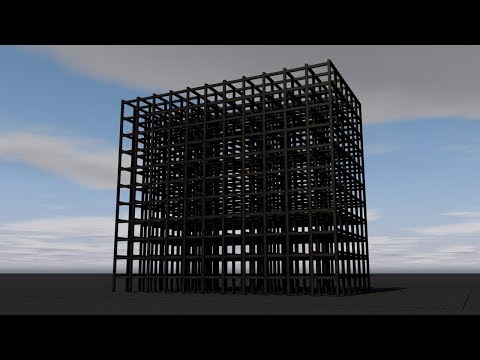 Simulación de estructura durante sismo