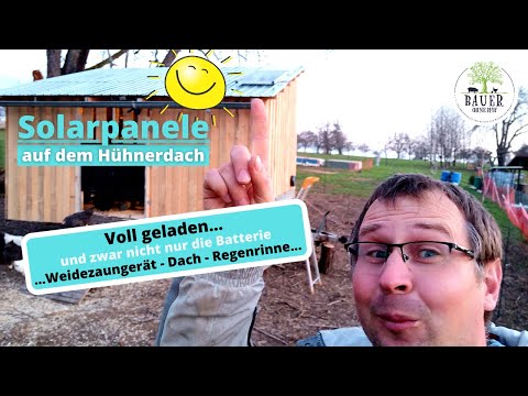 Solar power for the chicken coop and a few small gadgets