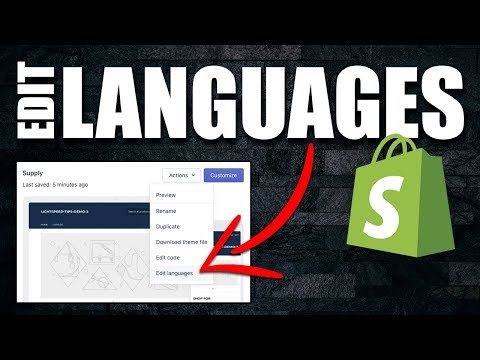 Shopify Edit Languages Settings - How To Customize Common Text Found on Your Website and POS