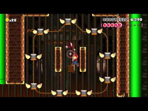 Super Mario Maker - The Challenges Bowser's Castle 6 - Metal Mario (2016)