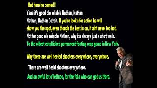 The Oldest Established Permanent Floating Crap Game In New York   Karaoke