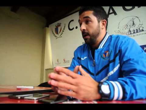 Rueda de prensa del entrenador del C.D. La Granja, David Samaniego