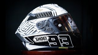 Giveaway time! Signed Shoei X-14  Marquez 4 helmet