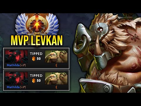 THEY TIP LEVKAN FOR THIS 30MMR - INSANE MVP OFFLANER | GENIUS PUDGE