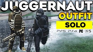 GTA 5 Online How to Save JUGGERNAUT OUTFIT SOLO (WON