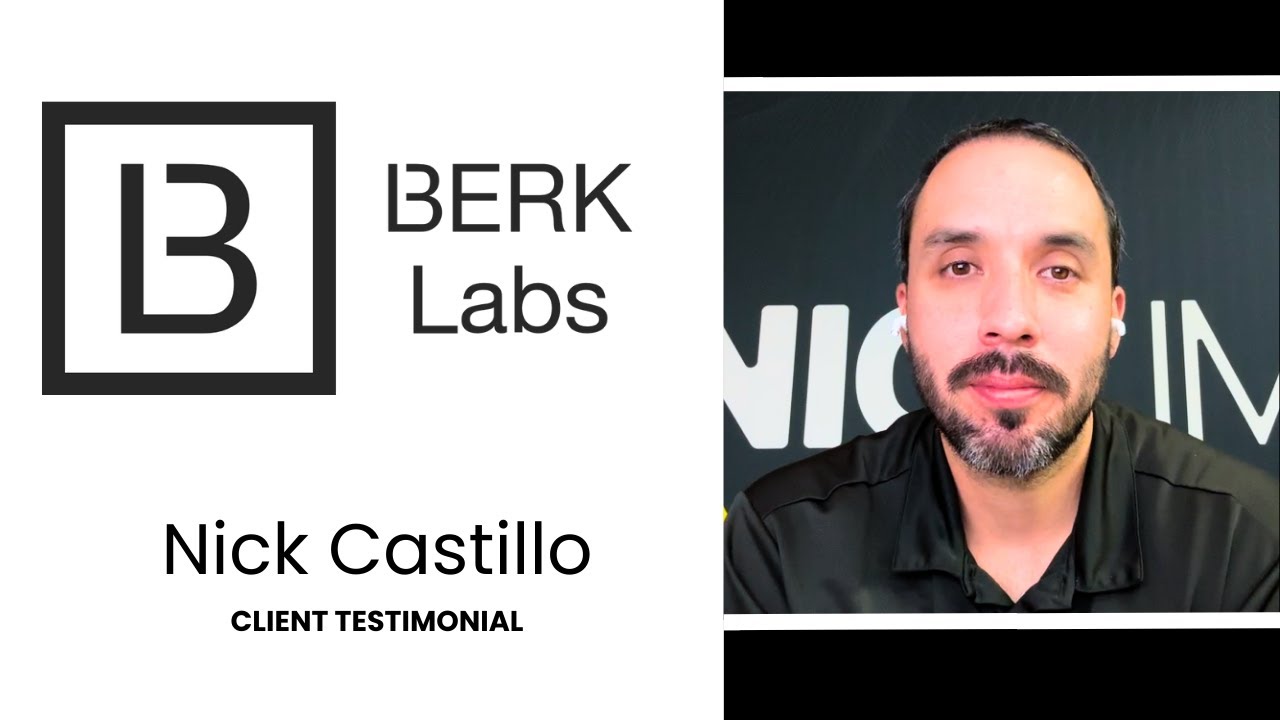 Scaling Success: Nick Castillo's Journey with BERK Labs - YouTube