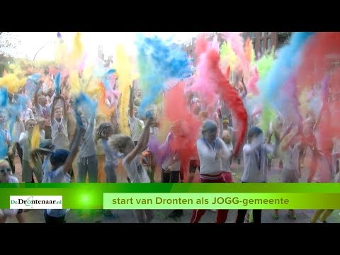 Opnieuw een kleuren-hardloopevement in het centrum van Dronten Opnieuw een kleuren-hardloopevement in het centrum van Dronten