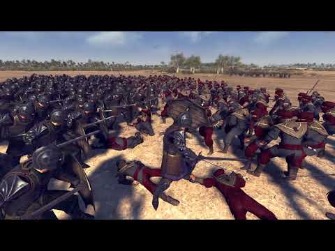 Vineland Guards VS Haradrim Swordsmen - Total War: Rise of Mordor (Alpha)