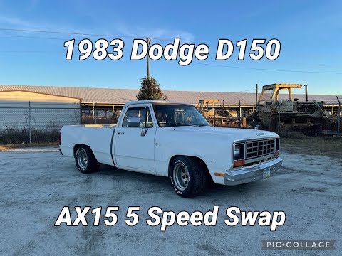1983 Dodge D150 AX15 5 Speed Swap