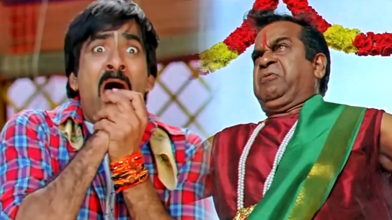 ब्रह्मानंदम को देखते ही रवि तेजा डर गया l Jeene Nahi Doonga Movie Best Come