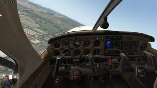 X-plane 11: Flying the Piper Arrow III Turbo | KSBP to KBFl with PilotEdge