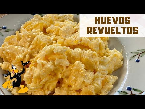 Huevos Revueltos para Desayunar 🍳 ¡RECETA AMERICANA!