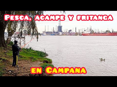 CAMPING CLUB DE PESCADORES ! MUCHA PESCA VARIADA Y FRITANGA EN CAMPANA