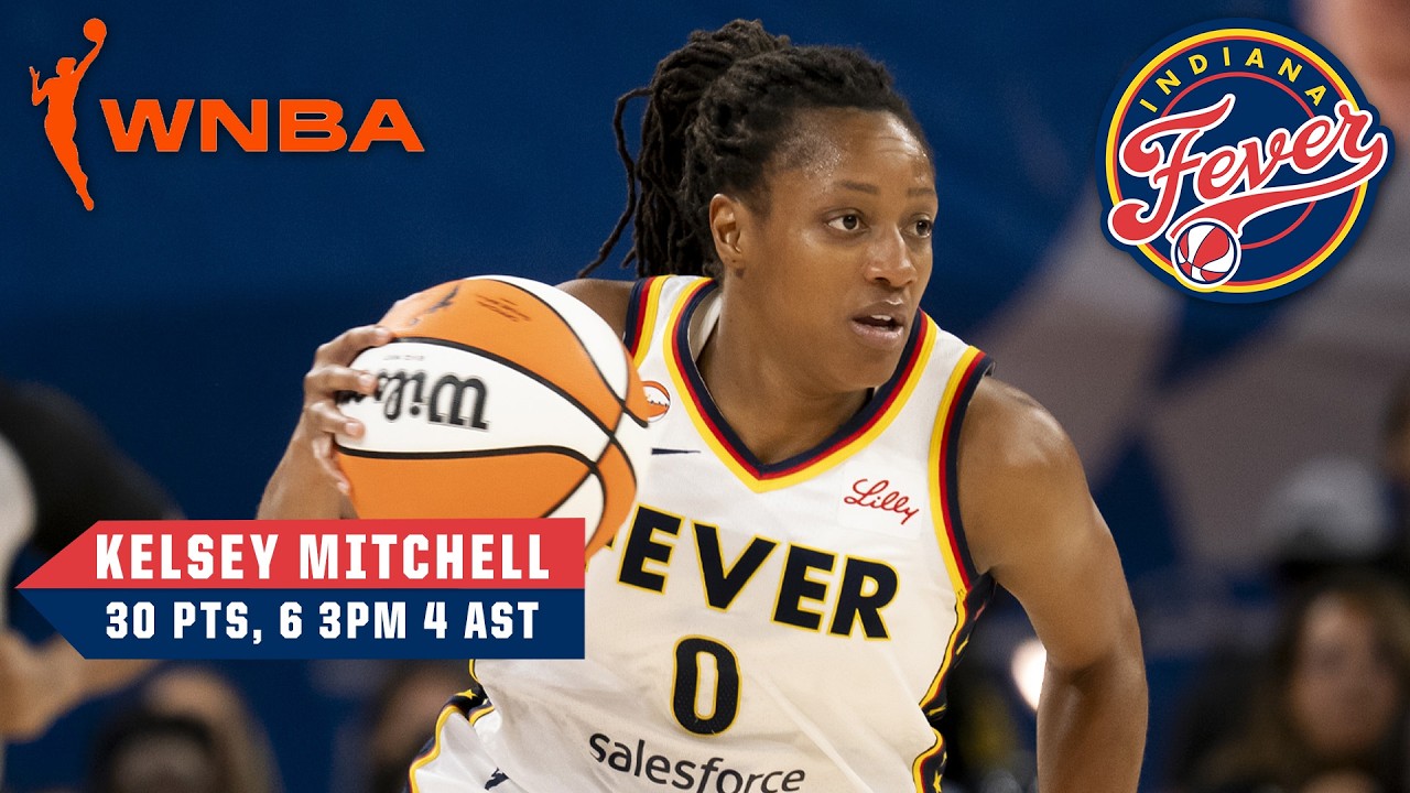Kelsey Mitchell extends 20-point game RECORD streak to 23 in win vs. Sky 🏀 | WNBA on ESPN