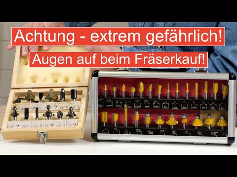 Achtung - extrem gefährlich - also Augen auf beim Fräserkauf!