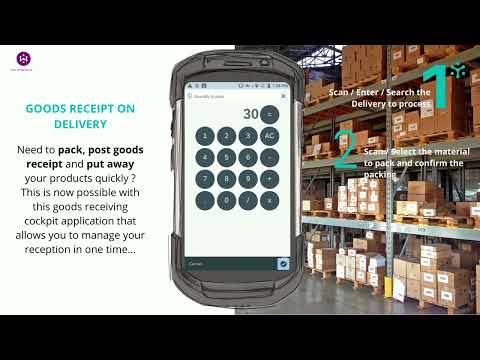 Mobile application to perform your receipts of goods on delivery