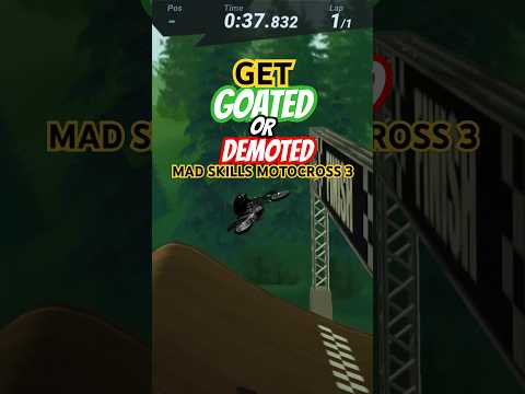 GET GOATED OR DEMOTED - Trackrun - Mad Skills Motocross 3 #madskillsmotocross3