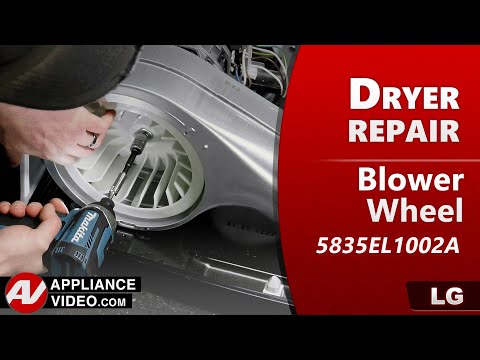 Dryer Repair Making Noise , Not Heating - Blower Wheel -  Technician Diagnostics & Troubleshooting