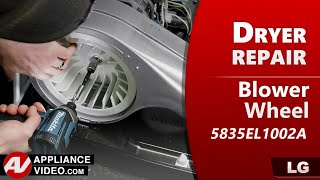 Dryer Repair Making Noise, Not Heating - Blower Wheel - Technician Diagnostics & Troubleshooting
