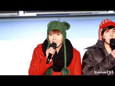 121220 sukira concert ENDING ment Ryeowook focus