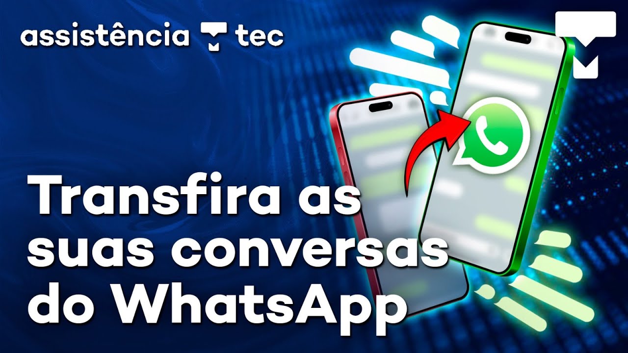 Como transferir as suas conversas do WhatsApp do iPhone para um Samsung – #AssistênciaTec 174