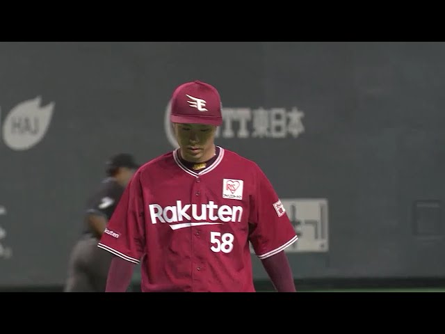 【6回裏】被安打わずか3!! イーグルス・辛島が6回無失点の好投で試合を作る!! 2018/5/18 F-E