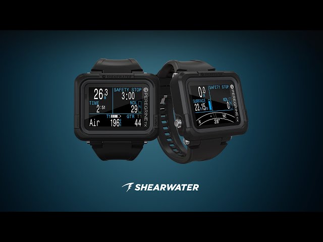 Ordinateur Shearwater Peregrine TX vidéo