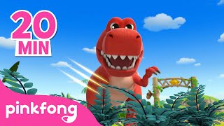 [Ep. 1~6] Welcome to Dino School | Dinosaurs Songs for Kids | Kids Animation | Pinkfong Baby Shark