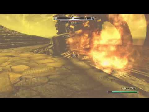 Skyrim - Fighting Miraak on Legendary Difficulty