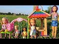Hide And Seek Elsa And Anna Toddlers At Playground Chelsea Skipper Park Picnic Slide