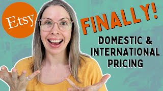 ETSY SELLERS: How to Set Different Domestic & International Prices!