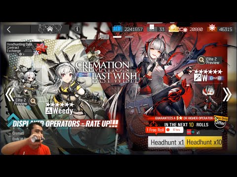 Gacha All In Demi Waifu Limited W & Weedy 😂😂 - Arknight s