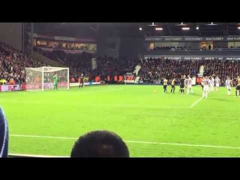 Santi Cazorla Penalty Miss - WBAvAFC 21/11/15