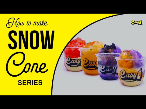 How to make Snow Cone Series | EASYBRAND |