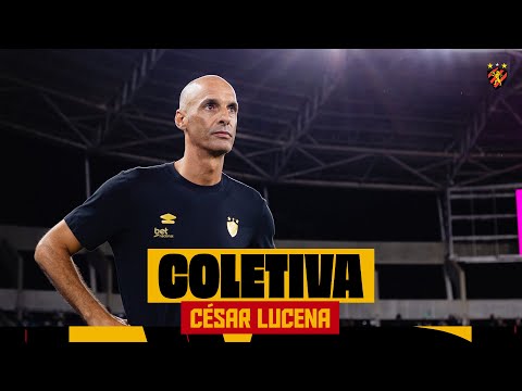 Press conference with interim coach César Lucena (Bahia vs. Sport)