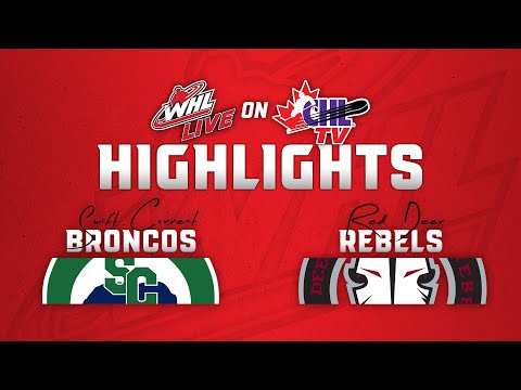 Swift Current Broncos at Red Deer Rebels 12/17 | WHL Highlights 2024-25