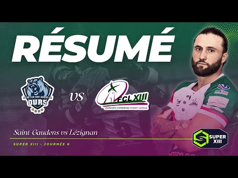 RÉSUMÉ | SUPER XIII | Saint-Gaudens vs Lézignan (J6)