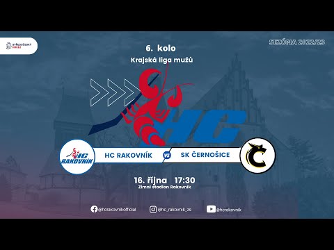 HC Rakovník vs. TYGŘI Černošice  5:4 - 6.kolo KLM - 16.10.2022 -  záznam celého utkání