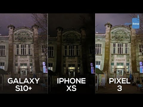 Galaxy S10+ vs iPhone XS vs Pixel 3: NIGHT Camera Comparison Video
