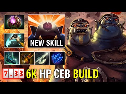 OMG 6K HP 7.33 Ceb Build OFFLANE [Ogre Magi] NEW REWORK SKILL - How to Kill Dota2 ?