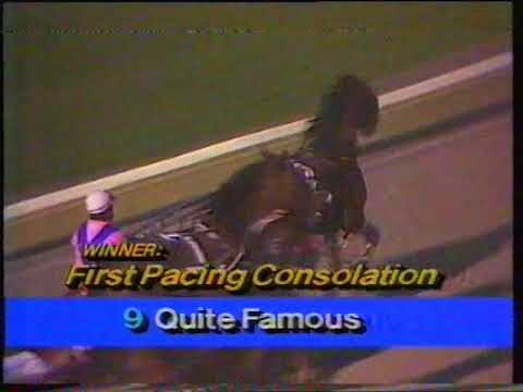 1987 Interdominions - Addington, Christchurch: Pacers' 1st Consolation, Quite Famous