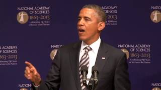 President Obama Speaks - 150th Anniversary of the National Academy of Sciences