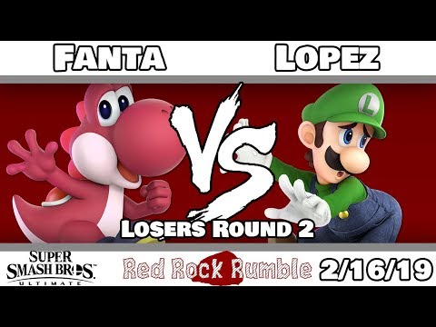 Red Rock Rumble #10 - WoS Lopez (Luigi) VS. BGC Fanta (Yoshi) - SSBU Losers Round 2 - Smash Ultimate