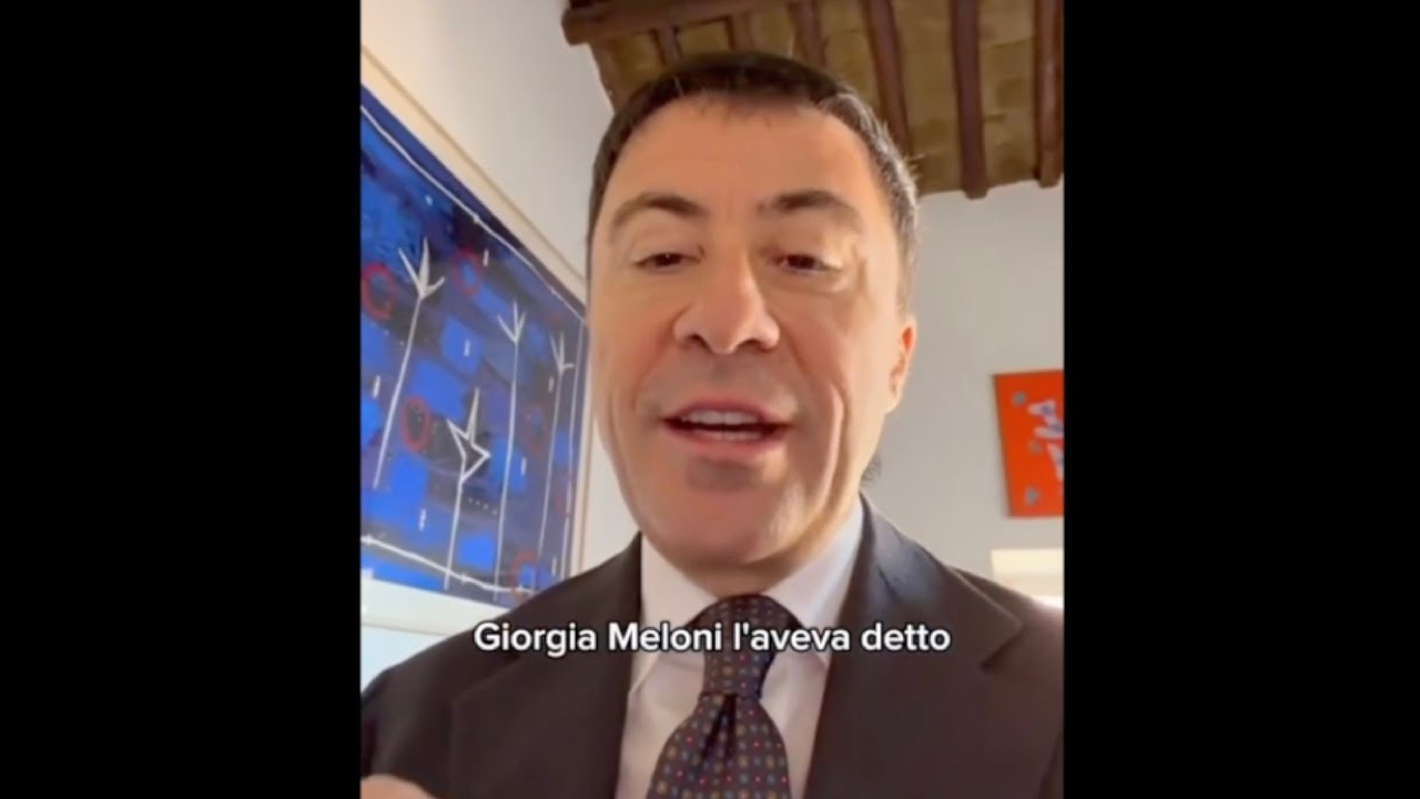ITALO BOCCHINO: "GIORGIA MELONI E IL GOVERNO ITALIANO HANNO AVUTO RAGIONE"