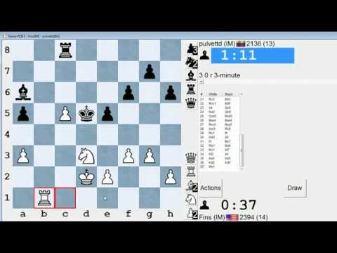 Blitz Chess #279: IM Bartholomew vs. IM Daniel Pulvett (Nimzo-Indian Defense)