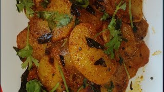 potato fry in Telugu/Bangala dumpa vepudu/Aloogada vepudu/roast/potato Recipes in Telugu.